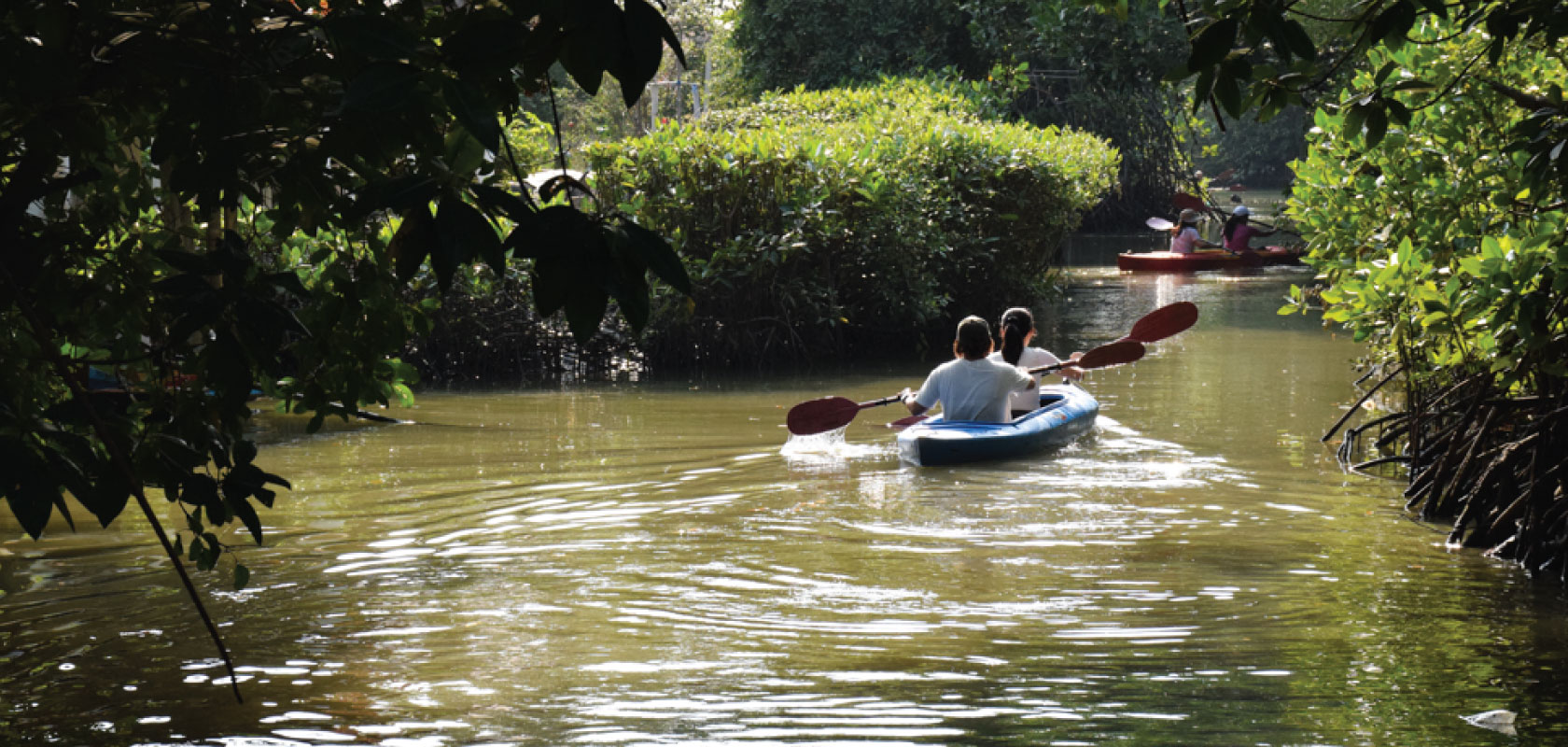 an image of people on a kayak